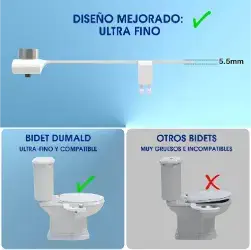 Inodoro con Chorro de Agua – DUMALD 3