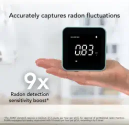 Medidor de Radón Ecosense EB100 EcoBlu 3